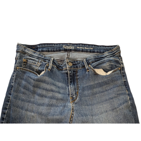 Levis Blue Jeans Size 33 x 30 Modern Boot Cut -0723B106 - Picture 2 of 7